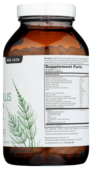 Maxi-Hair Plus 5000 mcg Biotin, GF, 240 vcap