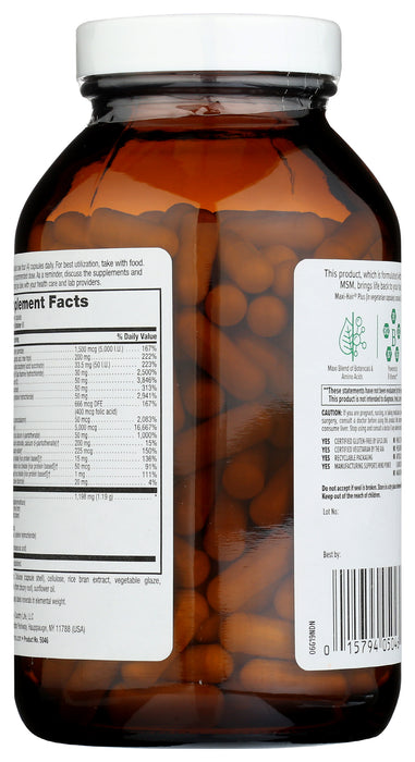 Maxi-Hair Plus 5000 mcg Biotin, GF, 240 vcap