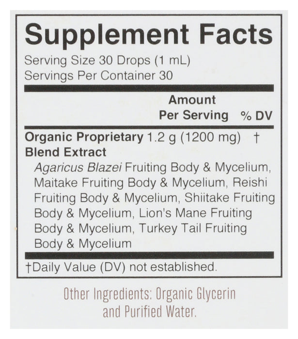 Mushroom Complex Liquid Extract, Org, 1 fl oz