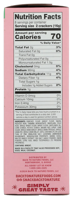 Pink Himalayan Salt Flatbread Crackers, 5.0 oz