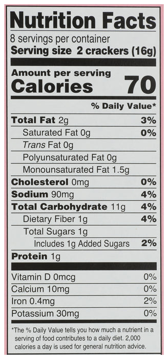 Pink Himalayan Salt Flatbread Crackers, 5.0 oz