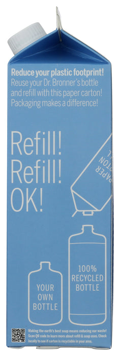 Pure Castile Liquid Soap Refill, Hemp Baby Unscntd, 32 fl oz