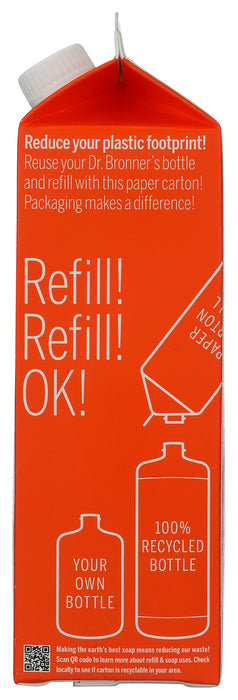 Pure Castile Liquid Soap Refill, Hemp Tea Tree, 32 fl oz