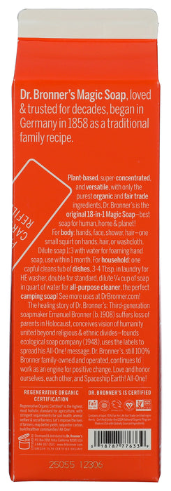 Pure Castile Liquid Soap Refill, Hemp Tea Tree, 32 fl oz