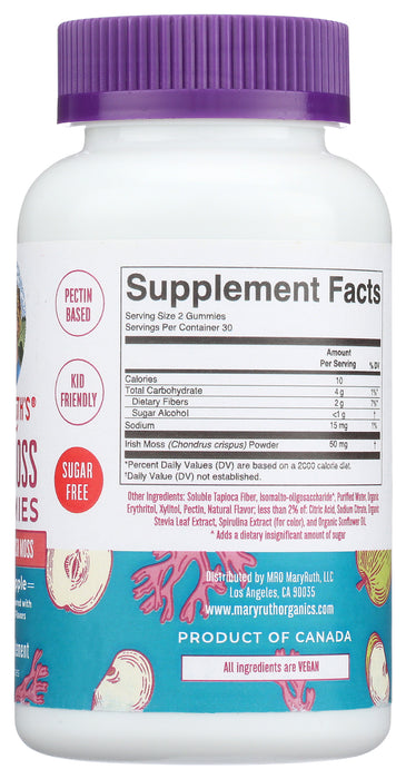 Sea Moss Gummies, Green Apple, V, 60 gummies