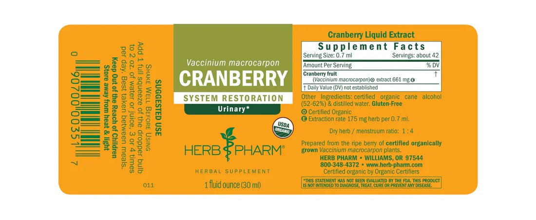 Cranberry Extract 1 oz