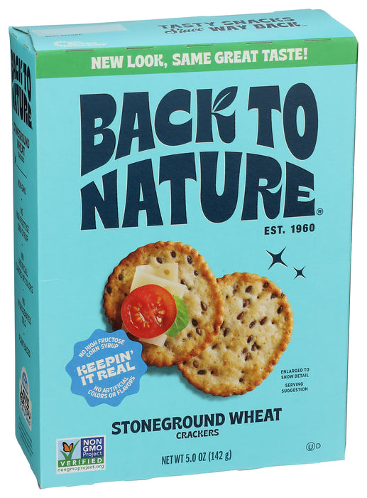 Stoneground Wheat Crackers, 5 oz