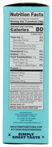 Stoneground Wheat Crackers, 5 oz