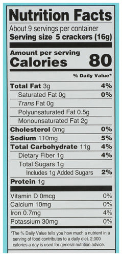 Stoneground Wheat Crackers, 5 oz