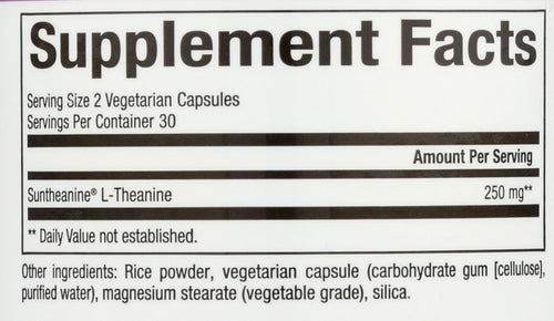 Suntheanine, 125 mg, 60 vcap