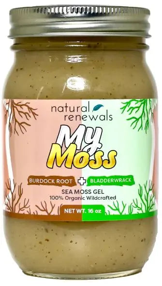 Sea Moss Gel, Burdock Root & Bladderwrack, 16 fl oz