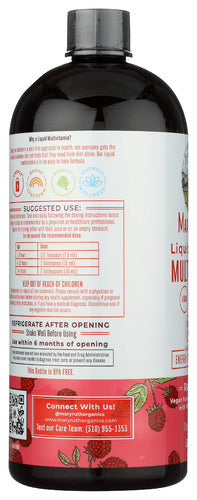 Liquid Morning MultiVitamin, Raspberry, V, 30 fl oz