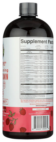 Liquid Morning MultiVitamin, Raspberry, V, 30 fl oz