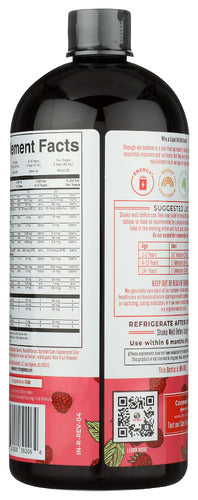 Liquid Morning MultiVitamin, Raspberry, V, 30 fl oz