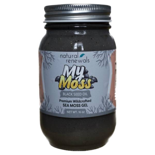 Sea Moss Gel, Black Seed Oil, 16 fl oz