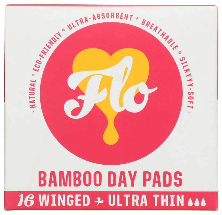 Bamboo Day Pads, Ultra Thin, 16 ct
