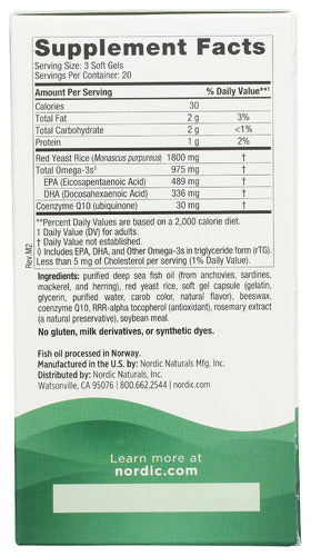 Cholestrerol Support Omega Blend, 975mg, 60 sgels