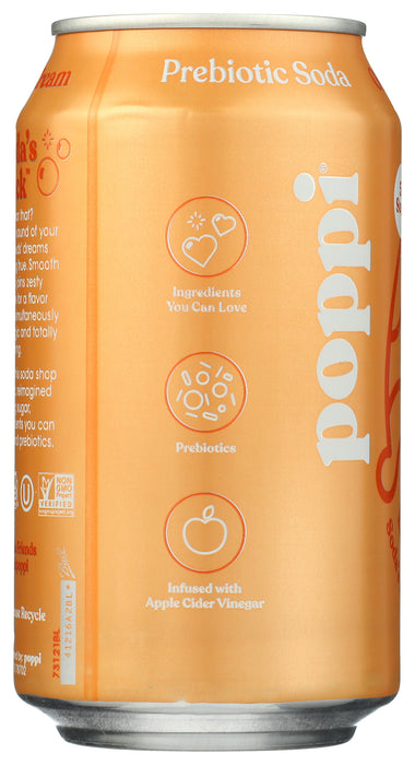 Orange Cream Probiotic Soda, 12 fl oz
