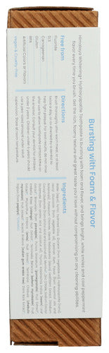 Whitening + Hydroxyapatite Toothpaste, Peppermint, 4 oz