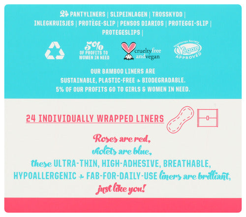 Bamboo Liners, Ultra Thin, 24 ct