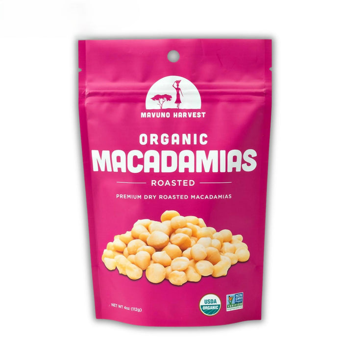 Roasted Macadamia Nuts, Org, 4 oz