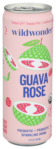 Guava Rose Probiotic Sparkling Drink, Org, 12 fl oz