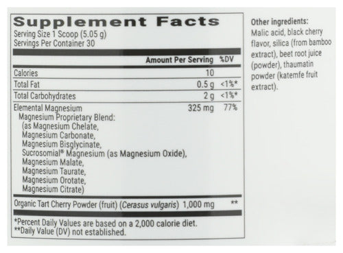 Magnesium Breakthrough, Tart Cherry, 5.36 oz/ 30 serv