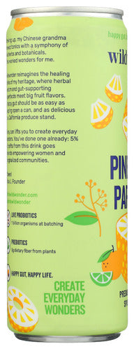 Pineapple Paradise Probiotic Sparkling Drink, Org, 12 fl oz