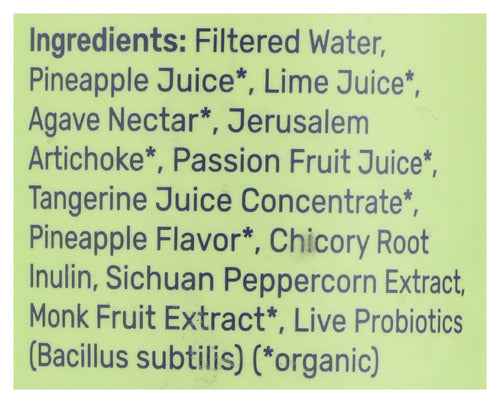 Pineapple Paradise Probiotic Sparkling Drink, Org, 12 fl oz