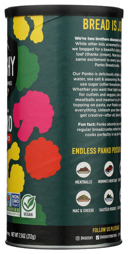 Sourdough Panko Breadcrumbs, Italiano, 7.5 oz