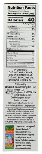 Sugar Cones, Rolled Style, Org, 12 ct