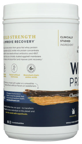 Whey Protein Powder, Chocolate Peanut Butter, 21.5 oz/ 18 serv