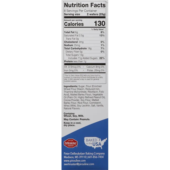 Cream Filled Wafers, Vanilla, 7 oz