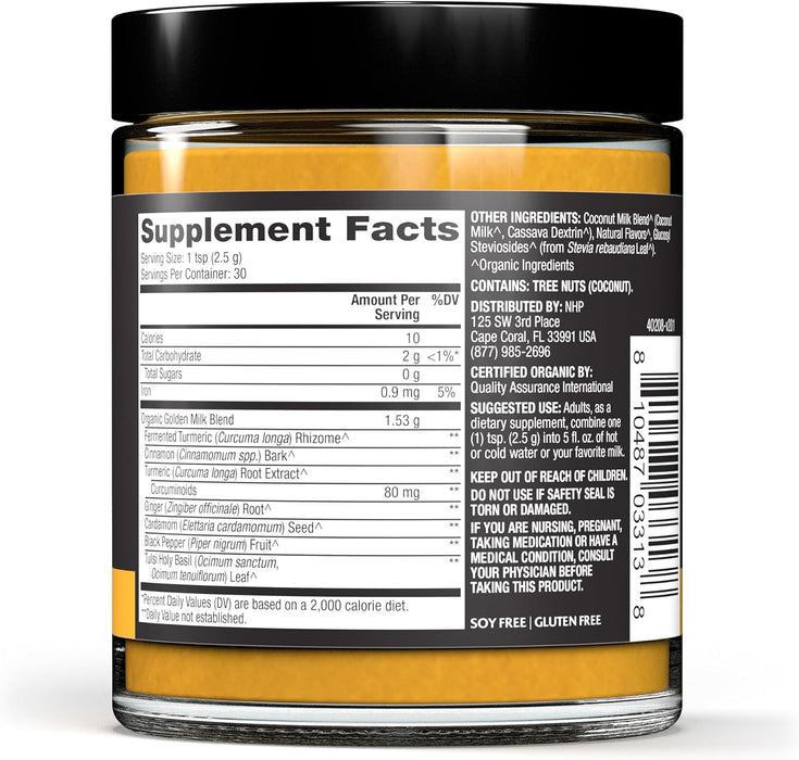 Golden Milk, Org, V, 2.64 oz