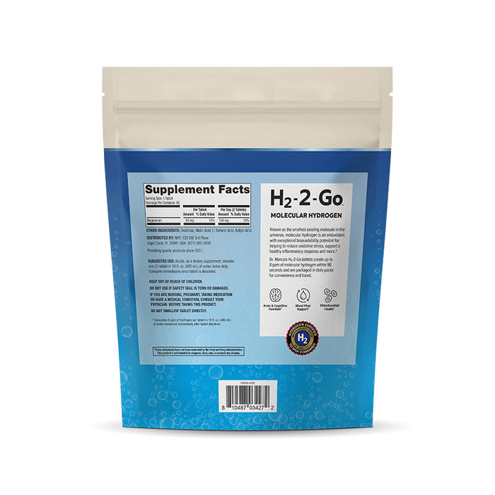 H2-2-Go, 8ppm, 60 tab