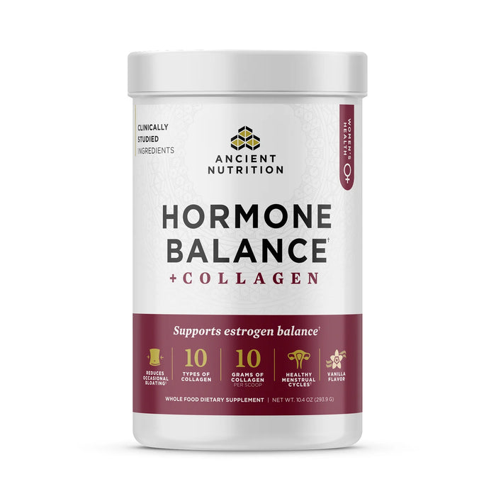 Hormone Balance + Collagen, Vanilla, 10.4 oz/ 25 serv