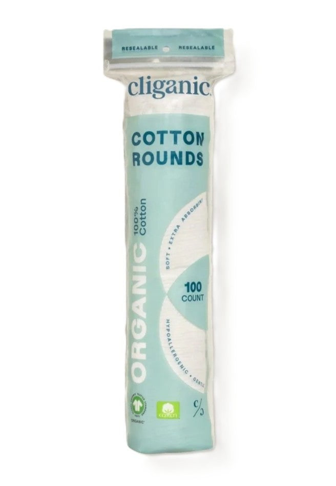Organic Cotton Rounds, 100 ct — Natures Pick Market