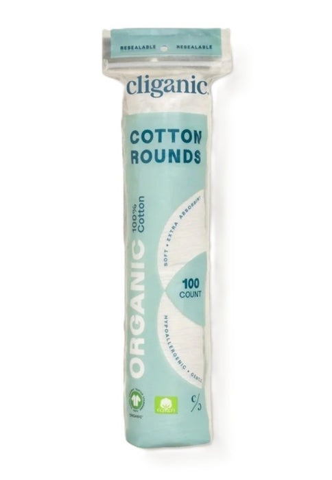 Organic Cotton Rounds, 100 ct