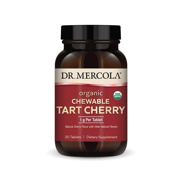 Tart Cherry Chewables, Org, 1 g, 30 tab