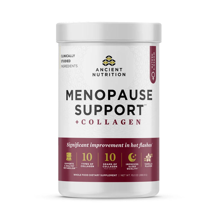 Menopause Support + Collagen, Vanilla, 10.2 oz/ 25 serv