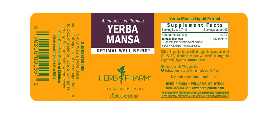 Yerba Mansa Extract 1 oz