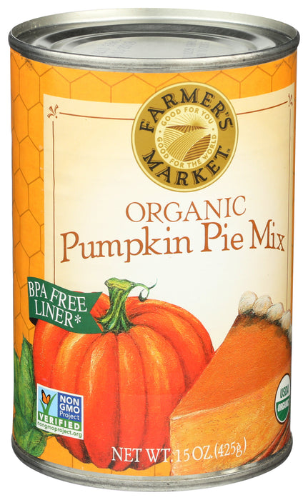 Pumpkin Pie Mix, Org, 15 oz