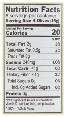 Amfissa Pitted Olives, Org, 7.8 oz