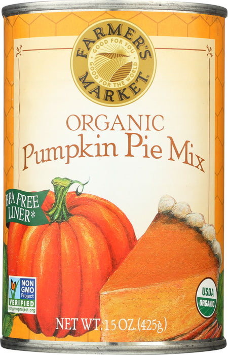 Pumpkin Pie Mix, Org, 15 oz