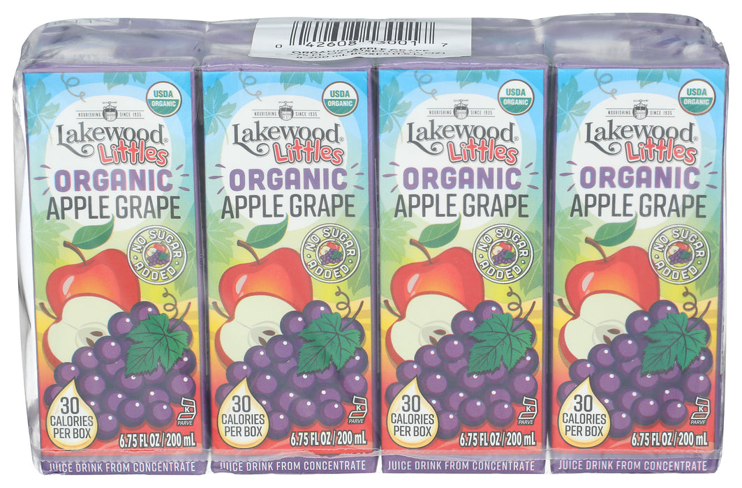 Apple Grape Juice Boxes, Org, 8/6.75 fl oz