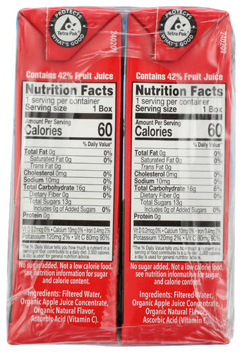 Apple Juice Boxes, Org, 8/6.75 fl oz