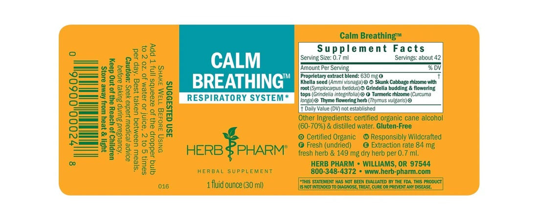 Calm Breath 1 oz