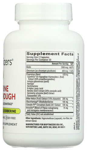 Berberine Breakthrough, 60 vcap