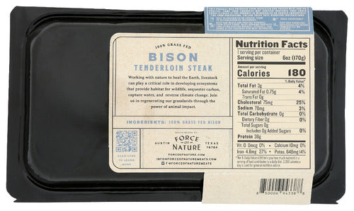 Bison Tenderloin, 6 oz