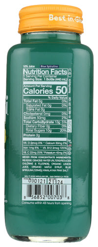 Blue Spirulina SuperAde Beverage, Org, 14.9 fl oz